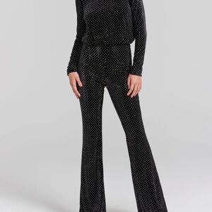 Black rhinestone Jumpsuit